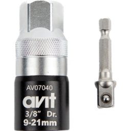 AVIT 07040 - Llave de enchufe universal 3/8 in