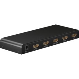 GOOBAY 58482 - HDMI Splitter de 4 puertos, 4K a 30Hz