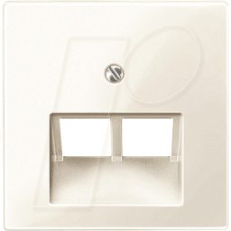 MERTEN EL SM 296144 - Sistema M, placa central, inserto UAE, blanco, brillante
