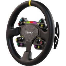 MOZA RACING MOZA RS25 - Volante MOZA RS V2 redondo - cuero (33 cm)