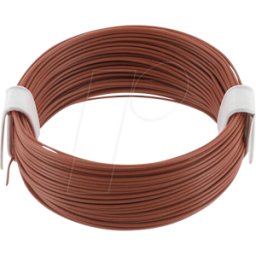 ECON CONNECT ECON KL004BR10 - n connect Alambre de cobre trenzado 1x0.04qmm marrón
