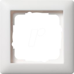 GIRA55 RA1 RWM - Montura en blanco puro opaco satinado, simple
