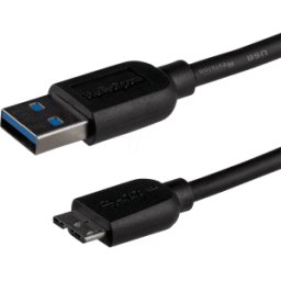 STARTECH.COM ST USB3AUB3MS - Cable USB 3,0, macho a macho Micro B, 3 m..