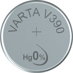 VARTA VAR 390 - Pila de botón de óxido de plata, V 390, 80 mAh, 11