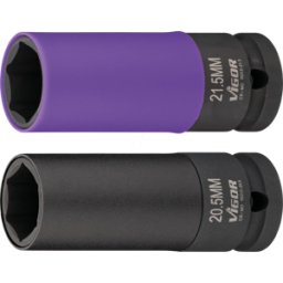 VIGOR VI V6313 - Juego de llaves de vaso de impacto, V6313, 2 piezas
