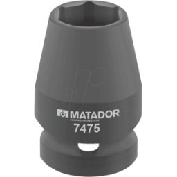 MATADOR MAT 7475 0240 - Punta de llave de vaso de fuerza, 24 mm, 1/2