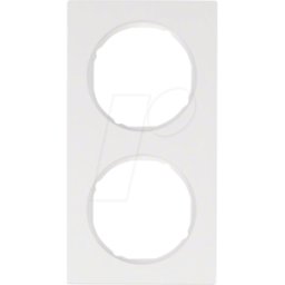 BERKER 10122289 - Marco 2x R.3 blanco polar, brillante