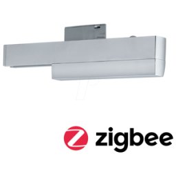 PAULMANN PLM 96893 - Adaptador de riel Urail, Zigbee 3,0, ON/Off/DIMM, 166x20 mm, cro