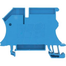 WEIDMÜLLER WNT 16N 10X3 - Bloque de terminales con aislador Klippon® Connect, serie W azul