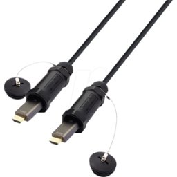 TTL NETWORK HDMI-AAOC-100M-2 - Cable HDMI óptico activo (AOC), con acero, funda protecto
