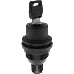 SCHLEGEL SSWSSA14OIC008 - Interruptor accionado por llave - 1 NC + 1 NO, negro