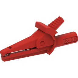 ELECTRO PJP PJP 5002-D4-R - Clip de cocodrilo de seguridad, 4 mm, rojo