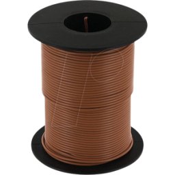 ECON CONNECT ECON KL025BR50 - Alambre de cobre trenzado 0.25qmm bobina marrón 50m