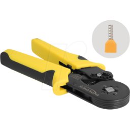 DELOCK 90558 - Alicates para crimpar virolas de cable de ajuste automáti