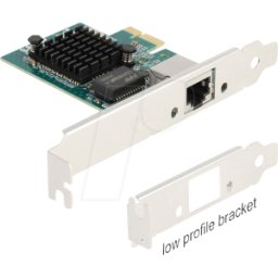 DELOCK 88204 - Tarjeta de red, PCIe, Gigabit Ethernet, 1x RJ45