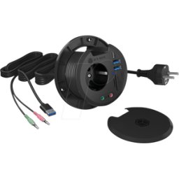 ICYBOX ICY HUB1430-CR - USB 3,2 Gen 1 Hub de mesa multipuerto