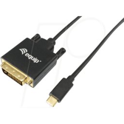 EQUIP 133468 - Cable USB tipo C a DVI-D Dual Link, macho - macho, 1,8m