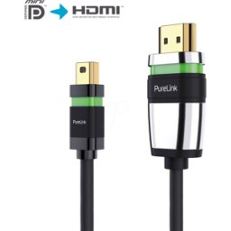 PURELINK PURE ULS2000-010 - MiniDP 1,2 a HDMI, Ultimate Series, negro, 1,0 m..