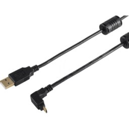 SHIVERPEAKS SHVP BS1310002 - USB A > Micro B enchufe 180° ángulo superior 1m..