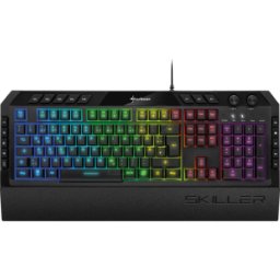 SHARKOON SHARK SGK5 - Teclado para juegos, USB, RGB, DE