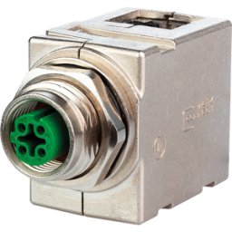 METZ CONNECT MC MWN911A115 - Acoplamiento M12-RJ45, 8 polos, acodado