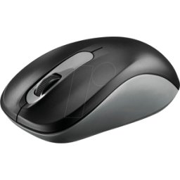 HAMA 134960 - Ratón (ratón), radio, negro