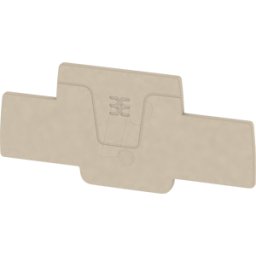 WEIDMÜLLER AEP 2T 1.5 - A-series, end plate, AEP 2T 1.5, beige