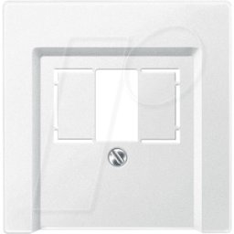 MERTEN EL SM 297919 - Sistema M, placa central, inserto TAE/USB, blanco polar, acabado