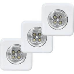 MÜLLER LICHT MLI 27700092 - Lámpara led móvil Triplex, 6500 K, 3x, blanco