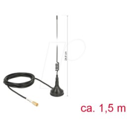 DELOCK 89612 - Antena WLAN 802.11 b/g/n, conector SMB