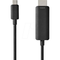 NEDIS N CCGL64655BK20 - Cable USB 3.0, conector C > cable HDMI, 2 m, negro