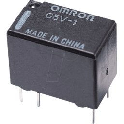 OMRON G5LE-1 12V - Relé subminiatura, 1x UM, 250V 10a, 12V.