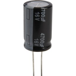 PANASONIC FR-A 4700U 16 - Elko radial, 4.700 microF, 16V, 105 °C, baja ESR