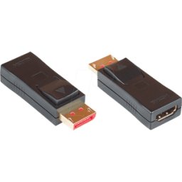 GOOD CONNECTIONS GC HDMI-DP14G - Adaptador DisplayPort, conector DP 1.4 a toma HDMI