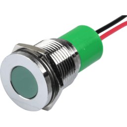 APEM APM Q16F3C G12E - Lámpara de señalización LED, verde, 12 V, 1