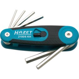 HAZET HZ 2100/6KH - Juego de llaves macho, hexágono interior