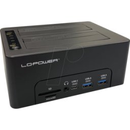 LC-DOCK-C-MULTI - LC POWER Clon / Estación de acoplamiento para 2,5" / 3,5
