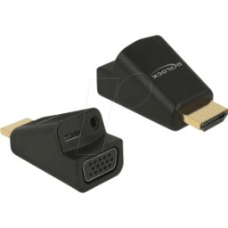 DELOCK 65895 - Adaptador HDMI, conector HDMI-a a conector hembra VGA