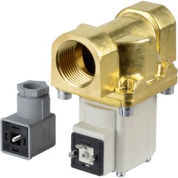 SMC PNEUMATIK VXZ262KLA - Válvula de proceso 2/2 para aire/agua, NC, 230 VCA, lat&o