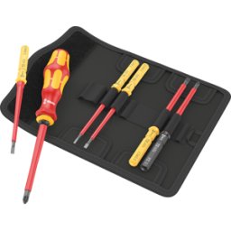 WERA 05006601001 - Juego de destornilladores, hojas intercambiables, forma de fuerz