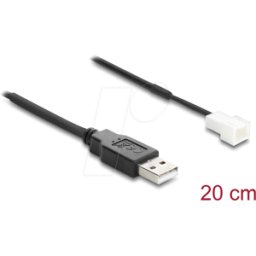 DELOCK 91225 - Cable de ventilador USB 2.0 Tipo-A macho a conector de ventilado