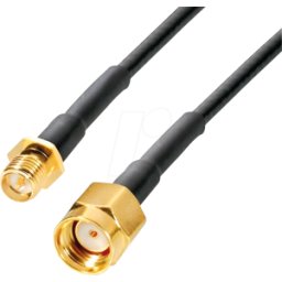 WITTENBERG WIT POLY-103370 - Cable de antena, RP-SMA macho / RP-SMA hembra, 10 m..