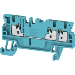WEIDMÜLLER A3C 1.5 BL - Klippon® Connect feed-through terminal, A-series green/yellow