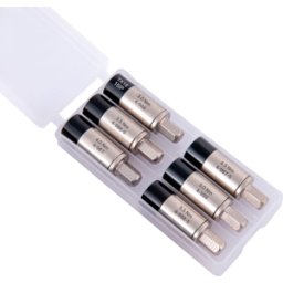 BERNSTEIN BERN 4 989 KSB - Juego de adaptadores de par, 6 piezas, 3,0 - 5,5 Nm, 1/4