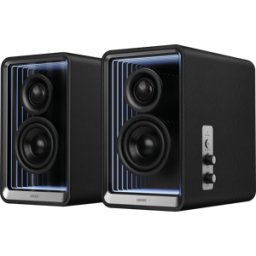 EDIFIER EDIF QR65 BK - Altavoces, Bluetooth, estéreo, AUX, USB-A, negro