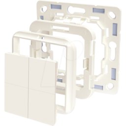 SHELLY BLU WS4B - Adaptador Busch Jäger para BLU Wall Switch 4