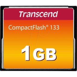 TRANSCEND TS1GCF133 - Tarjeta de memoria CF, 1 GB 133