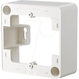 METZ CONNECT BTR 130829-02-I - Marco de montaje sobre revoque 85x85 mm blanco puro RAL9010