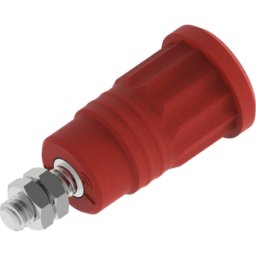 ELECTRO PJP PJP 3285-R - Casquillo de seguridad, 4 mm, M4, rojo