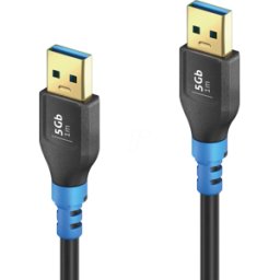 PURELINK FI-U310-010 - Cable USB de 5 Gb/s, conector A, 1,0 m